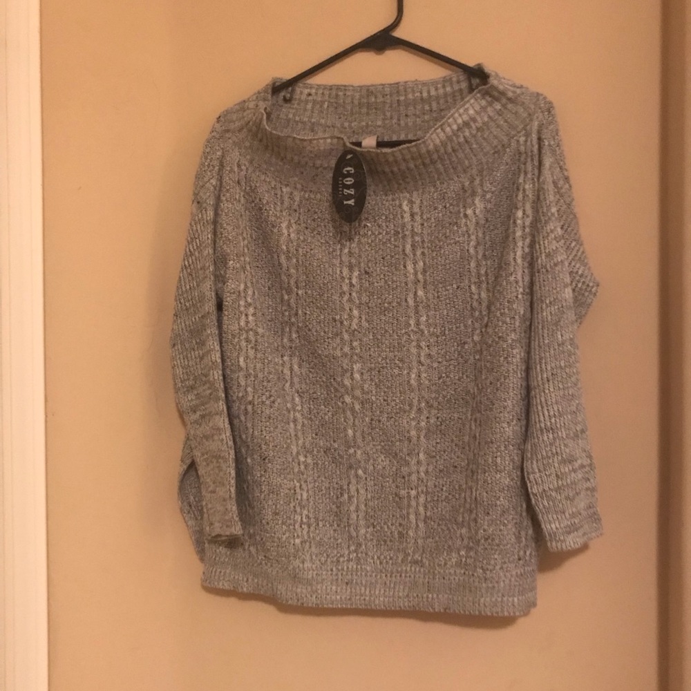 Off the shoulder sweater